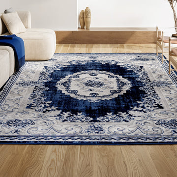 Rosalia Cottage Medallion Area Rug